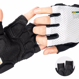 Rockbros TLS004 ROAD TO SKY Short Shock Absorbing Cycling Gloves M - White