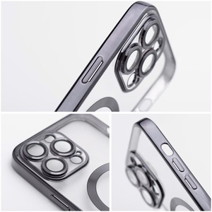 Dėklas Electro Mag Cover (MagSafe) skirtas Samsung S942 S26 skaidrus