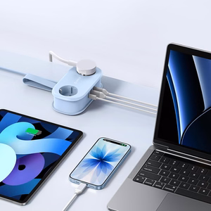 Orico AP3 20W GaN 5in1 удлинитель 2x AC + 2x USB-A + 1x USB-C - синий