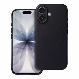 Чехол для iPhone 17 Silicone Mag Cover совместимый с MagSafe (защита камеры) черный