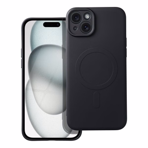 Case Silicone Mag Cover (MagSafe) for iPhone 15 Plus black