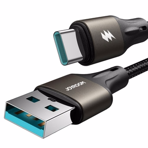 Кабель Joyroom SA25-AC3 USB на USB-C 3A 1.2m чёрный