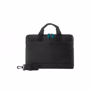 Tucano Smilza Super Slim nešiojamojo kompiuterio krepšys, skirtas MacBook Pro 14", MacBook Air 15", 13" MacBook Pro / Air ir 13–14" kompiuteriams, juodas