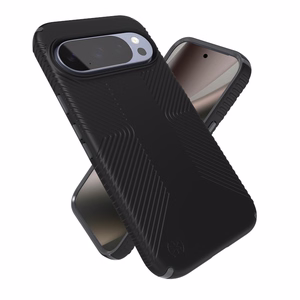 Speck Presidio2 Grip Magnet dėklas, skirtas Google Pixel 10 / 10 Pro, „Black / Slate Grey“ spalvos