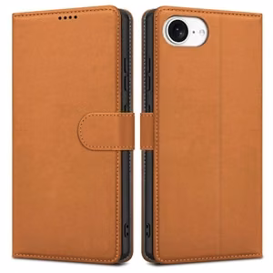 Dėklas Fancy Wallet Samsung A515 A51 rudas