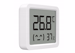 Xiaomi Smart Temperature and Humidity Monitor 3 Mini QBH4312GL – kompaktiškas temperatūros ir drėgmės matuoklis, baltas