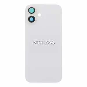 Задняя крышка совместимая с iPhone 16 / белый / (без NFC шлейфа) / OEM