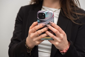 FORCELL F-PROTECT Mirage dėklas telefonui suderinamas su MagSafe IPHONE 15 Plus švytėjimas