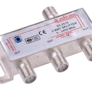 3 krypčių signalo daliklis, 5–2450 MHz