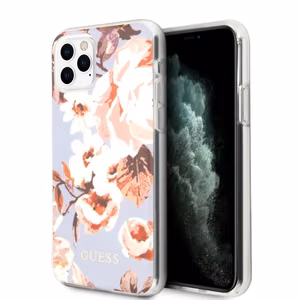 Guess GUHCN65IMLFL02 iPhone 11 Pro Max сиреневый/сиреневый N°2 Flower Collection