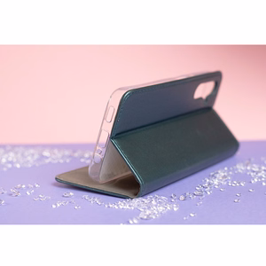 Smart Magnetic case for Motorola Moto G15 / G15 Power / G17 / G17 Power dark green