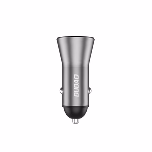 Автомобильное зарядное устройство Dudao R4Max 55 Вт с USB-C / USB-A, серое