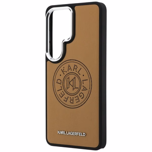 Karl Lagerfeld Perforated KL MagSafe Чехол для Samsung Galaxy S26 Ultra - коричневый