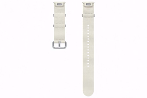 Dirželis ET-SOL30SWE Samsung Galaxy Watch 4/4 Classic/5/5 Pro/6/6 Classic/7/FE stilingas sportinis S/M kreminės spalvos