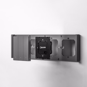 Рамка для тройного выключателя M5 80 SONOFF M5-3C-80-F (графит/чёрный)