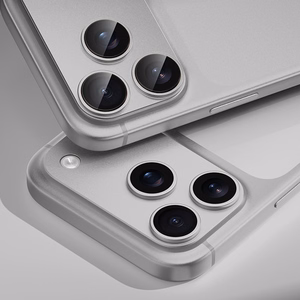 Benks grūdintas stiklas Glass Warrior metalinė integruota objektyvo apsauga (C069) Iphone 17 Pro (3 objektyvai) balta