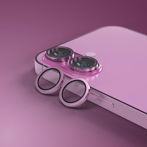 Etteri kameros lęšio apsauga iPhone 16 / 16 Plus rožinė