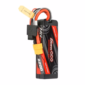 Аккумулятор Lipo Gens ace G-Tech 2200 мА·ч, 7,4 В, 2S1P, 60C, GRP-76 в жестком корпусе с разъемом XT60