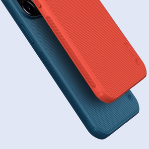 Nillkin Super Frosted Shield Pro dėklas, skirtas iPhone 13 Pro Max, patvarus, mėlynas