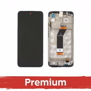 LCD Display Compatible With Xiaomi Redmi 10 (2022) Black with Frame OEM