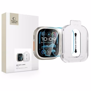 Tech-Protect Easy Set+ закалённое стекло 2 шт. для Apple Watch Ultra 1/2 49mm - прозрачное