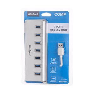 7-портовый USB 3.0 концентратор Rebel