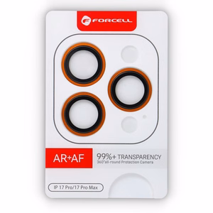 Стекло камеры iPhone 17 Pro/ 17 Pro Max Forcell Premium оранжевый