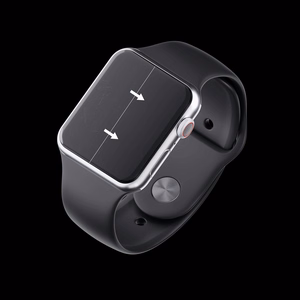 LCD Screen protector 3mk Watch ARC Apple Watch 7/8 45mm 3 pcs