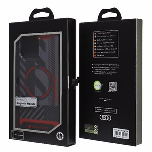 Audi IML sportinis magnetinis dėklas iPhone 13 Pro Max - juodas