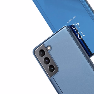 Clear View Case mėlynas dėklas Samsung Galaxy S22 + (S22 Plus)