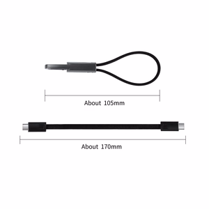 Кабель Tech-Protect Ultraboost DNA с брелоком USB-C PD 60W 3A - серый