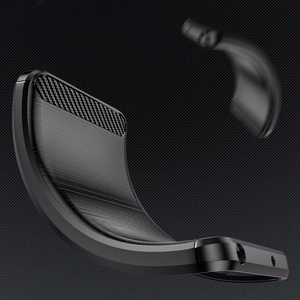 Anglies dėklas telefonui lankstus silikonas Xiaomi 15 Pro - juodas