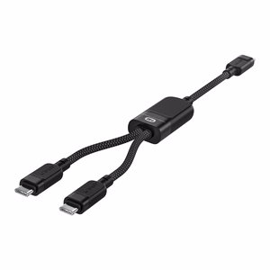 Acefast C5 кабель USB-C - USB-C USB-C 2 в 1 100W 480Mb/s - чёрный
