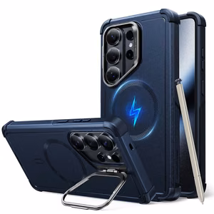 ESR Cyber Tough Kickstand MagSafe Чехол для Samsung Galaxy S26 Ultra тёмно-синий