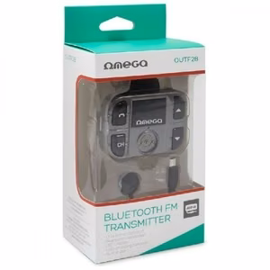 FM moduliatorius Omega OUTF28 (AUX, SD, USB, LCD)
