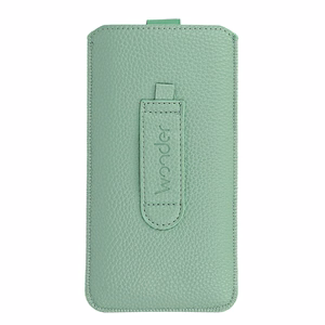 WONDER Deko Pouch Case (Size XL) for Iphone 15/15 Pro/Iphone 16/16 Pro/Samsung S24/S24 Plus/S25/S25 Plus/A53/A55 5G green