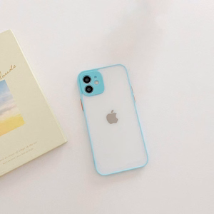 Milky dėklas silikoninis lankstus permatomas dėklas Xiaomi Redmi 9T mėlynas