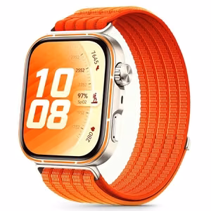 Tech-Protect nailoninis dirželis Huawei Watch Fit 3 / 4 / 4 Pro / 5 / 5 Pro - oranžinis