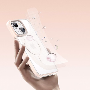 Dux Ducis Clin2 dėklas iPhone 14 Plus magnetinis MagSafe dėklas rožinis
