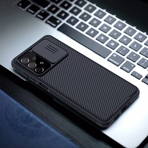 Nillkin CamShield Pro Case бронированный чехол с защитой камеры для Samsung Galaxy A73 чёрный