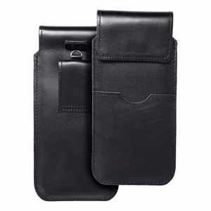 ROYAL - Odinė universali kišenė su dangteliu / juoda - Dydis 2XL+aukštas - SAMSUNG S21 ULTRA / HUAWEI P Smart 2021 / XIAOMI Redmi 12 / OPPO A98 5G