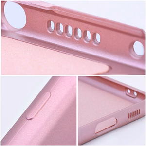 Чехол Metallic для iPhone 14 розовый