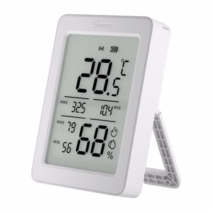 SONOFF ZigBee SNZB-02DR2 temperatūros ir drėgmės jutiklis, 2 vnt.