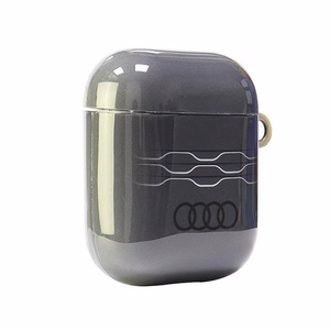 Audi IML geometrinis raštas dėklas AirPods 1 / 2 - pilkas