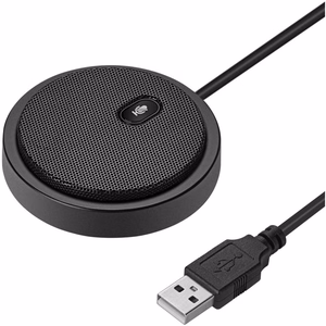 Techly ICC SH-22 mikrofonas Juoda Konferencijos mikrofonas