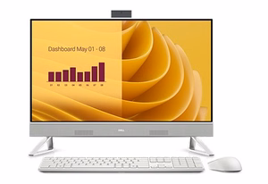DELL EC27250 Intel Core 7 150U 68,6 cm (27") 1920 x 1080 pikseliai Lietimui jautrus ekranas Viskas viename kompiuteryje 16 GB DDR5-SDRAM 1 TB SSD Windows 11 Pro Wi-Fi 6E (802.11ax) Perlamutras, Balta