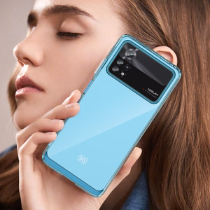 Чехол Outer Space для Xiaomi Poco X4 Pro 5G с гибкой рамкой чёрный