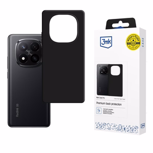 3mk Matt Case Pro для Xiaomi Redmi Note 15 Pro+ 5G - матовый чёрный
