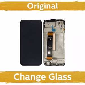 LCD Display for Samsung M336 M33 5G Black with Frame (Renewed: China)