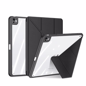 DUX DUCIS dėklas MAGI (m) su pieštuko laikymo vieta skirtas iPad Pro 13 (2024) - juodas (m)
